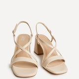 Remain Wide Fit Nude Heeled Sandals