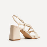 Remain Wide Fit Nude Heeled Sandals
