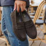 Request Wide Fit Brown Classic Loafer