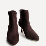 Reserve Brown Stiletto Ankle Boots