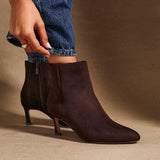 Reserve Brown Stiletto Ankle Boots