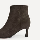 Reserve Grey Stiletto Ankle Boots