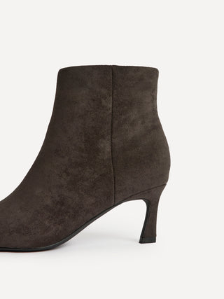 Reserve Grey Stiletto Ankle Boots
