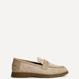 Review Beige Faux Suede Classic Loafer