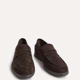 Review Brown Faux Suede Classic Loafer