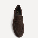 Review Brown Faux Suede Classic Loafer