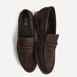 Review Brown Faux Suede Classic Loafer