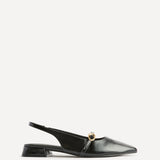 Revive Wide Fit Black Ballet Flats