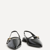 Revive Wide Fit Black Ballet Flats