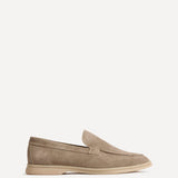Rino Mens Taupe Suede Leather Loafers