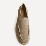 Rino Mens Taupe Suede Leather Loafers