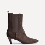 Ritual Brown Kitten Heel Chelsea Boots