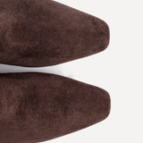 Ritual Brown Kitten Heel Chelsea Boots