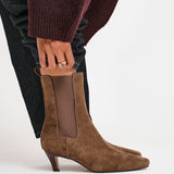 Ritual Sand Kitten Heel Chelsea Boots
