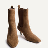 Ritual Sand Kitten Heel Chelsea Boots