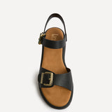 Rocket Wide Fit Black Chunky Sandals
