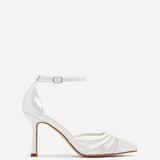 Rosalind Bridal Ivory Satin Mesh Court Heels
