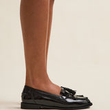 Rosemary Black Patent Loafers