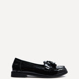 Rosemary Black Patent Loafers