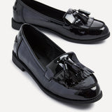 Rosemary Black Patent Loafers