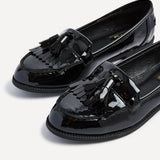 Rosemary Black Patent Loafers