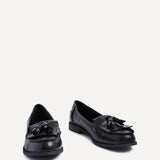 Rosemary Black Nappa Loafers
