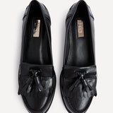 Rosemary Black Nappa Loafers