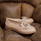 Rosemary Mocha Faux Leather Loafers