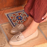 Rosemary Mocha Faux Leather Loafers