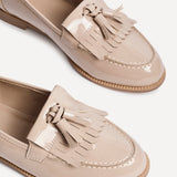 Rosemary Mocha Faux Leather Loafers