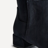 Rotate Wide Fit Navy Stretch High Leg Boots