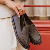 Route Brown Faux Leather Loafers