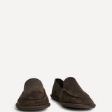 Route Brown Faux Suede Loafers