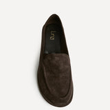 Route Brown Faux Suede Loafers