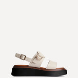 Rox Beige Flatform Sandals