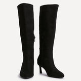 Rush Black Long Stiletto Boots