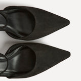 Sabina Black Court Heels