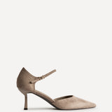 Sabina Taupe Court Heels