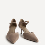 Sabina Taupe Court Heels