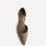 Sabina Taupe Court Heels