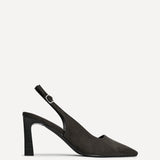 Saint Grey Slingback Court Heels
