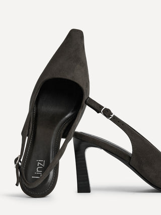 Saint Grey Slingback Court Heels