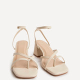 Sally Nude Heeled Sandals