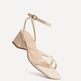 Sally Nude Heeled Sandals
