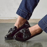 Cathy Black Patent Loafers