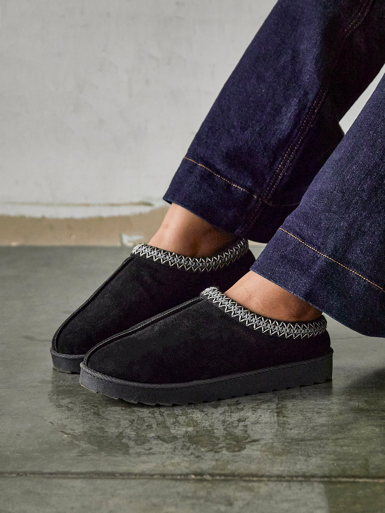 Tammy Faux Suede Slippers