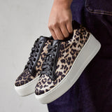 Twyla Leopard Print Trainers