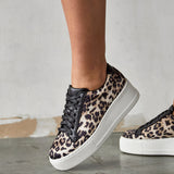 Twyla Leopard Print Trainers