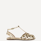 Santi Gold Caged Flat Sandals