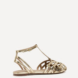 Santi Gold Caged Flat Sandals